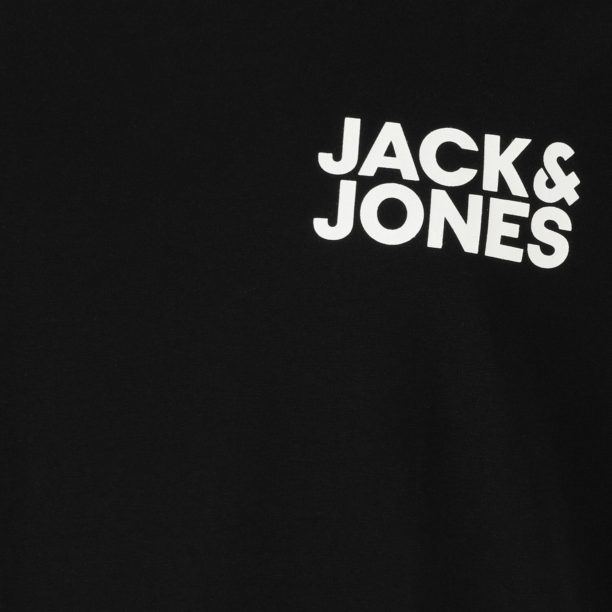 Jack & Jones Plus Tricou 'JJECorp'  negru / alb preţ