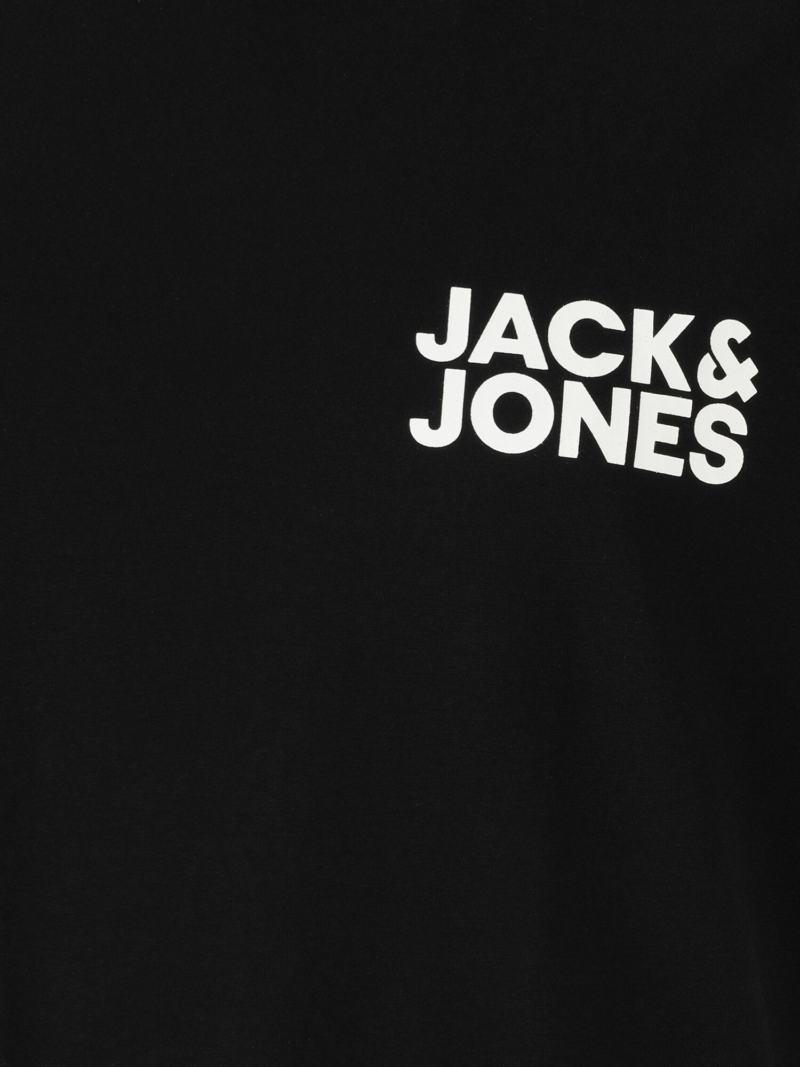 Jack & Jones Plus Tricou 'JJECorp'  negru / alb preţ