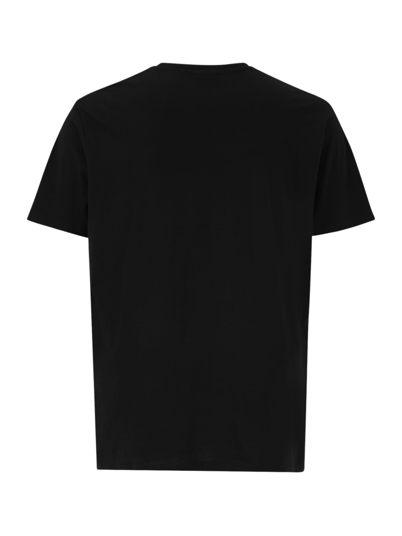 Jack & Jones Plus Tricou 'JJECorp'  negru / alb