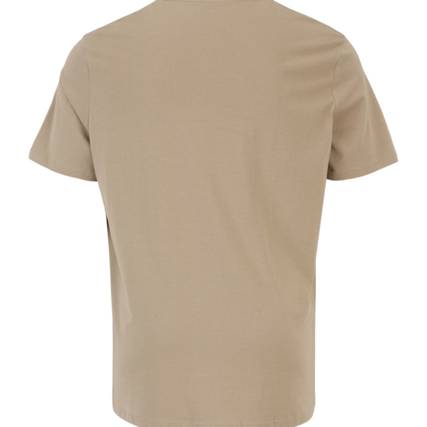 Jack & Jones Plus Tricou 'JORSEQUOIA'  gri taupe / portocaliu somon / negru / alb