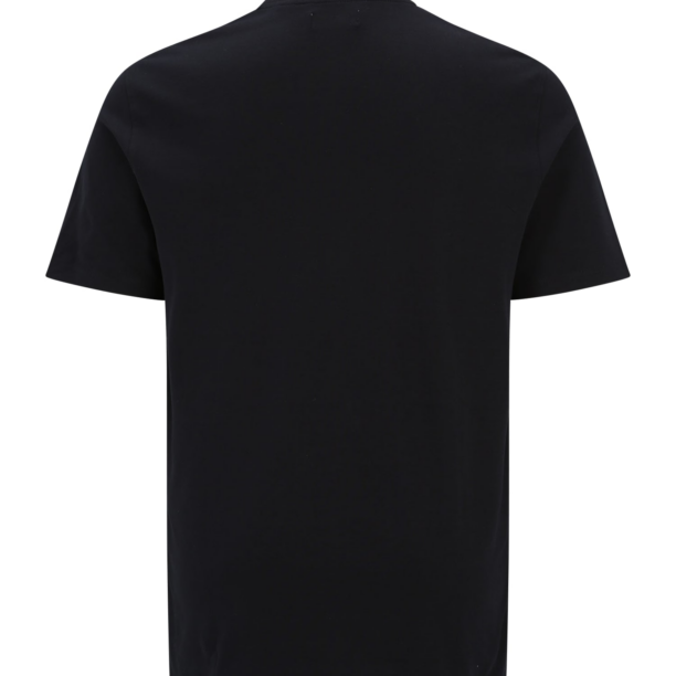 Jack & Jones Plus Tricou 'JPRBLachad'  negru / alb