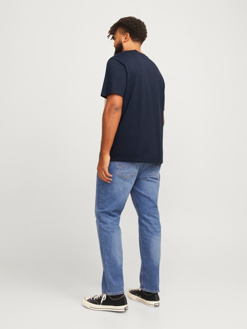 Jack & Jones Plus Tricou  albastru marin / alb preţ