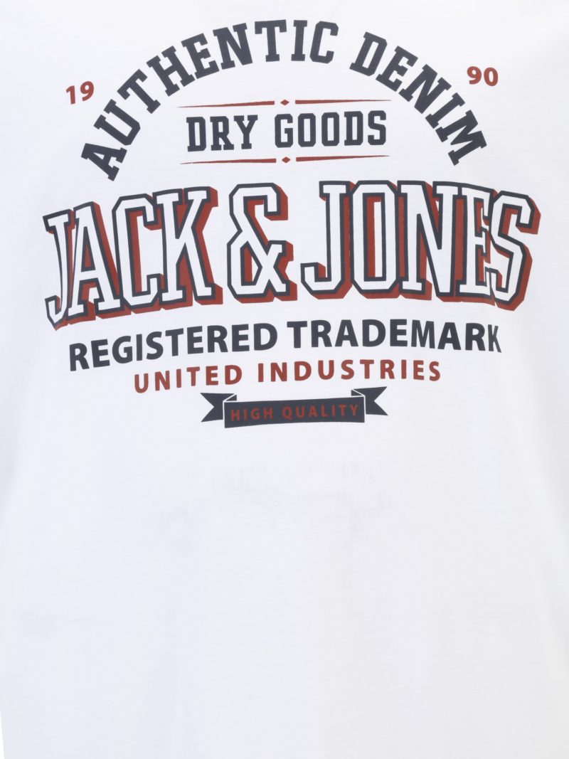 Jack & Jones Plus Tricou  albastru marin / roşu închis / alb preţ