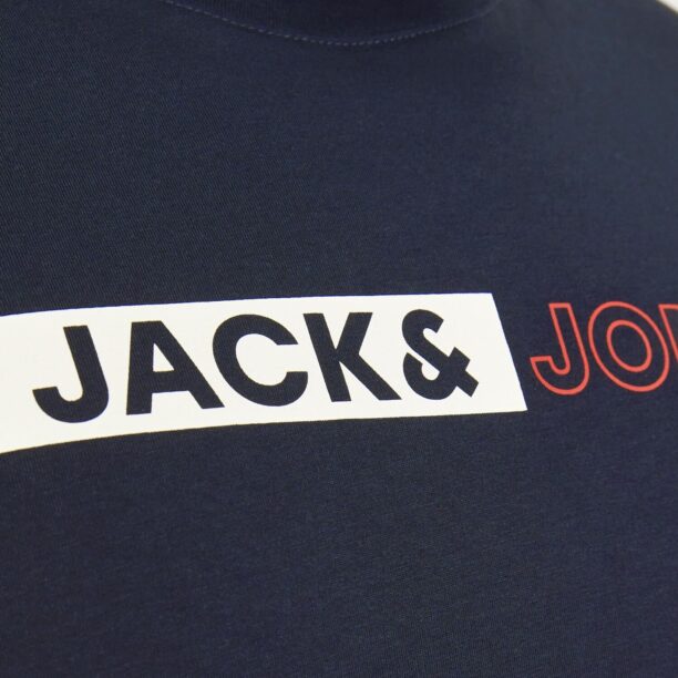 Original Jack & Jones Plus Tricou  bleumarin / roșu / alb