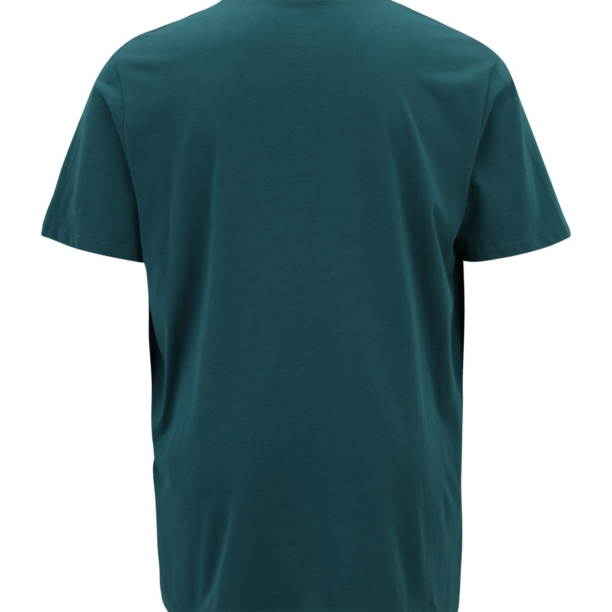 Jack & Jones Plus Tricou  verde smarald / verde pin / alb