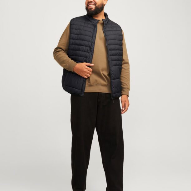 Original Jack & Jones Plus Vestă 'JJEState'  negru