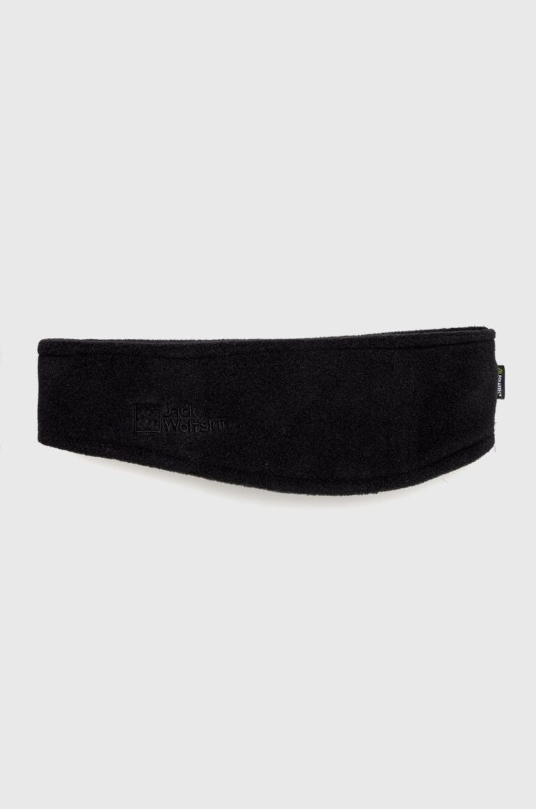 Jack Wolfskin bentita pentru cap Vertigo culoarea negru