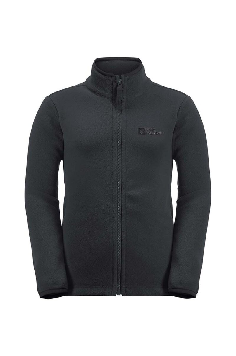 Jack Wolfskin bluza copii TAUNUS JACKET K culoarea negru