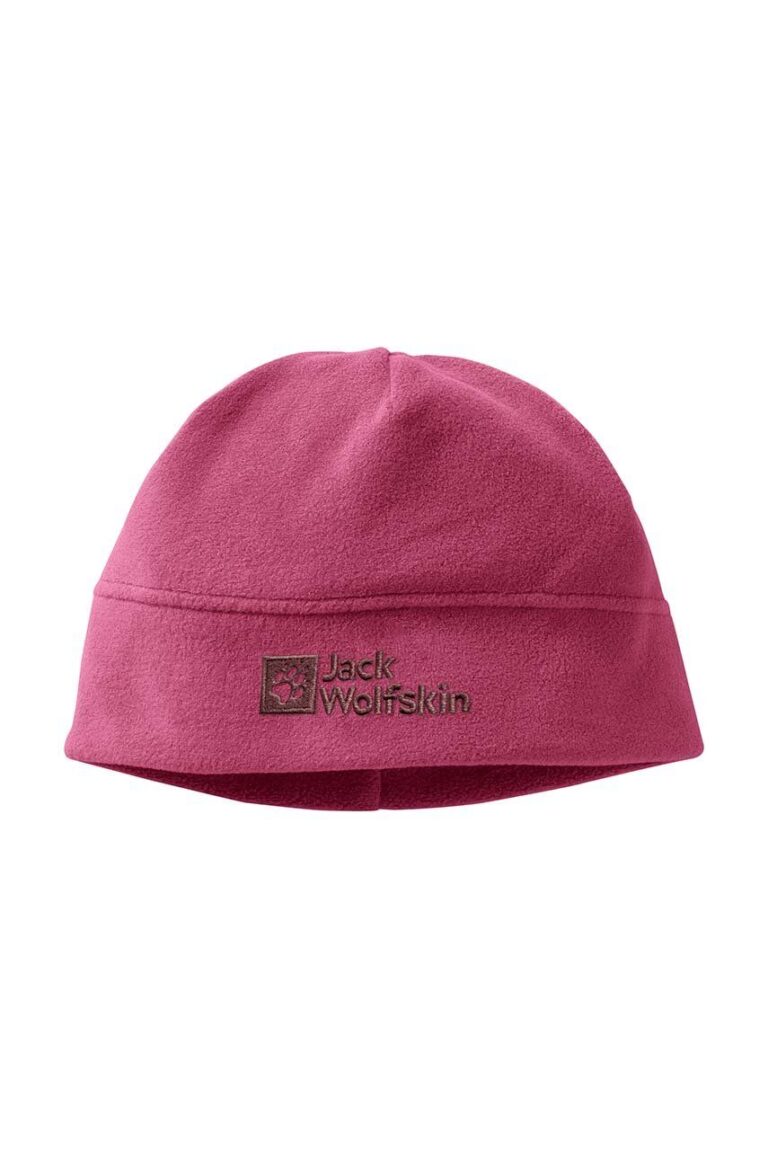 Jack Wolfskin caciula copii REAL STUFF BEANIE culoarea roz