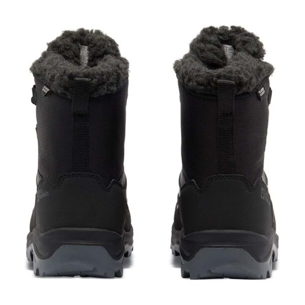 Jack Wolfskin cizme de iarna pentru copii VOJO SHELL XT TEXAPORE MID culoarea negru preţ