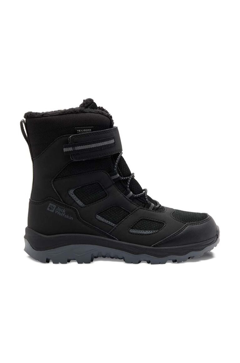 Jack Wolfskin cizme de iarna pentru copii VOJO WT TEXAPORE HIGH culoarea negru