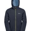 Jack Wolfskin geaca de ploaie copii FELDBERG culoarea albastru marin