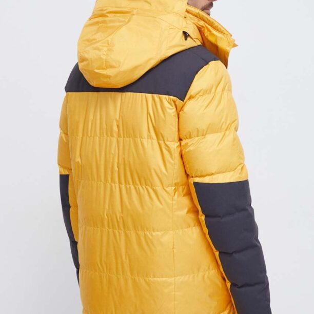 Jack Wolfskin geaca de puf 1995 Series Cook culoarea galben preţ