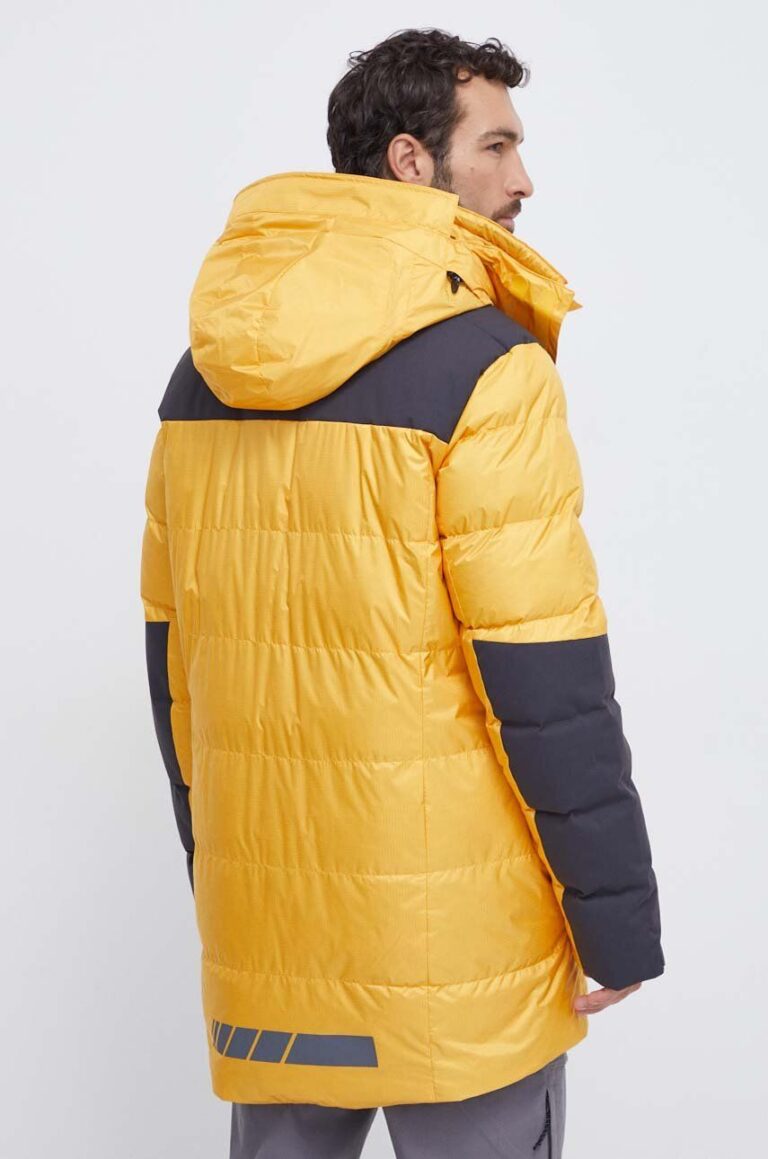 Jack Wolfskin geaca de puf 1995 Series Cook culoarea galben preţ