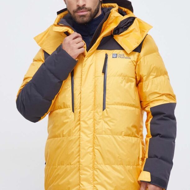 Jack Wolfskin geaca de puf 1995 Series Cook culoarea galben