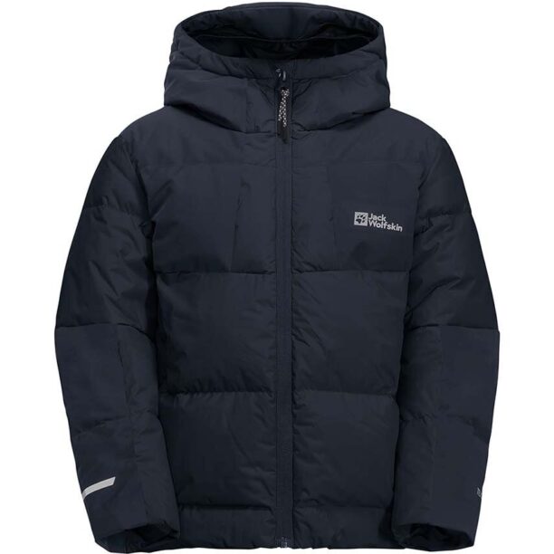 Jack Wolfskin geaca de puf pentru copii ACTAMIC DOWN culoarea albastru marin preţ