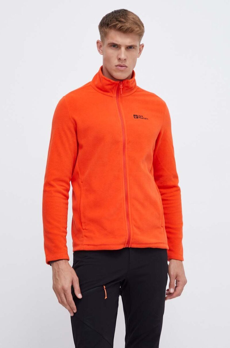 Jack Wolfskin hanorac Taunus culoarea rosu