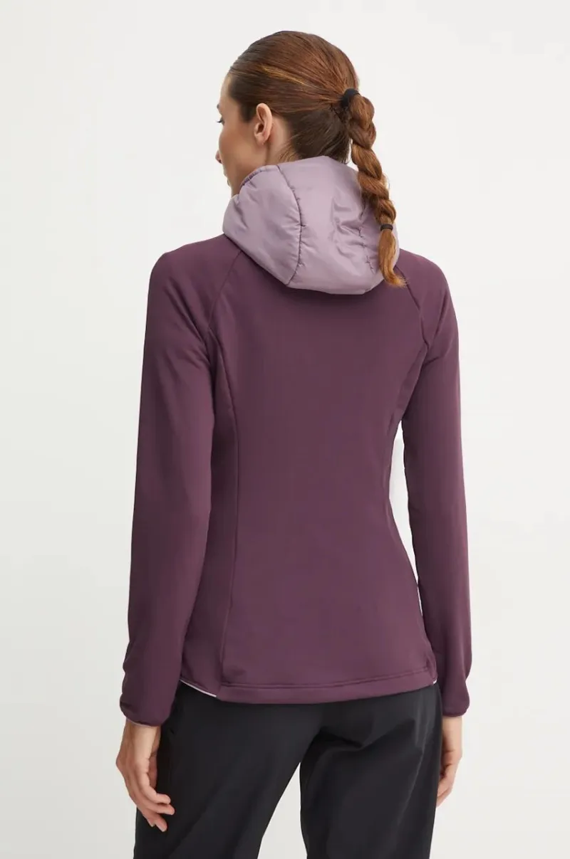 Jack Wolfskin jacheta de exterior Routeburn Pro Hybrid culoarea violet preţ