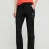 Jack Wolfskin pantaloni de exterior Active Track culoarea negru