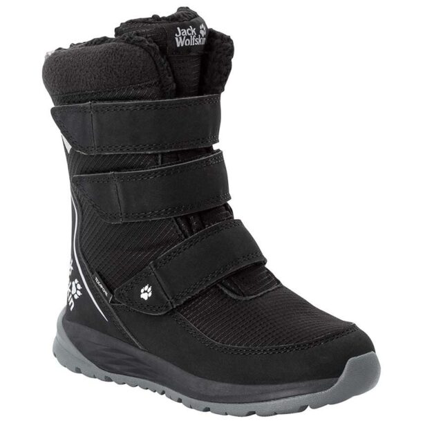 Jack Wolfskin pantofi copii POLAR BOOT TEXAPORE HIGH VC culoarea negru preţ