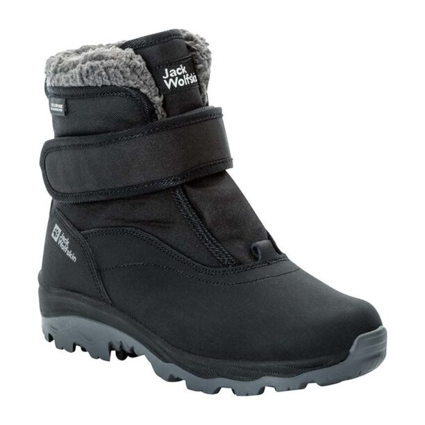 Jack Wolfskin pantofi copii VOJO SHELL TEXAPORE MID VC culoarea negru preţ