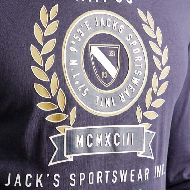 Preţ Jack's Tricou  indigo / galben muștar / alb