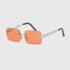 Jeepers Peepers ochelari de soare culoarea argintiu