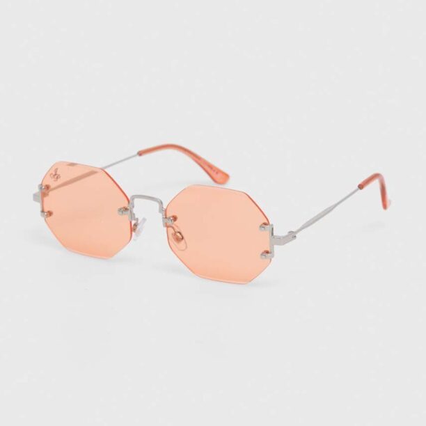 Jeepers Peepers ochelari de soare culoarea argintiu