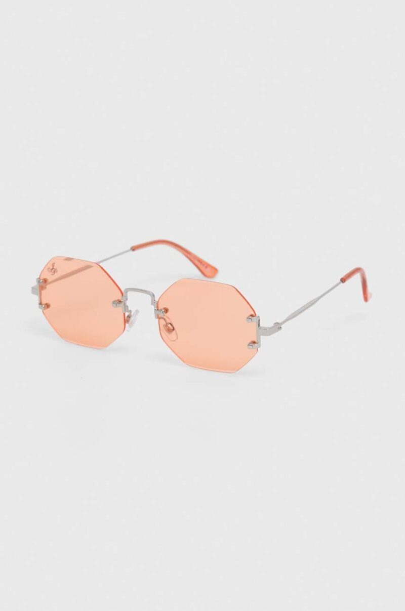 Jeepers Peepers ochelari de soare culoarea argintiu