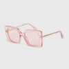 Jeepers Peepers ochelari de soare culoarea roz