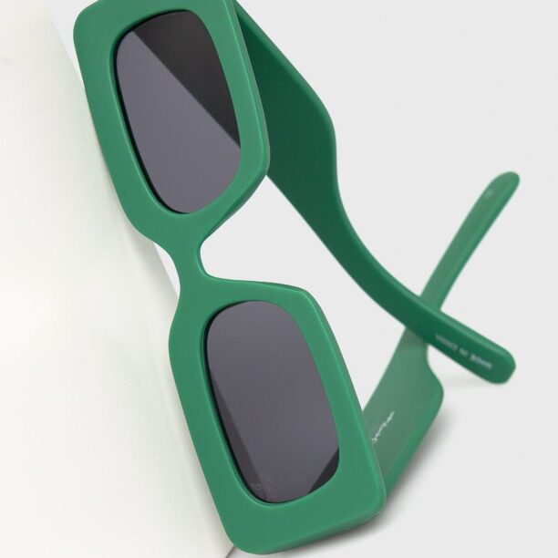 Jeepers Peepers ochelari de soare culoarea verde preţ