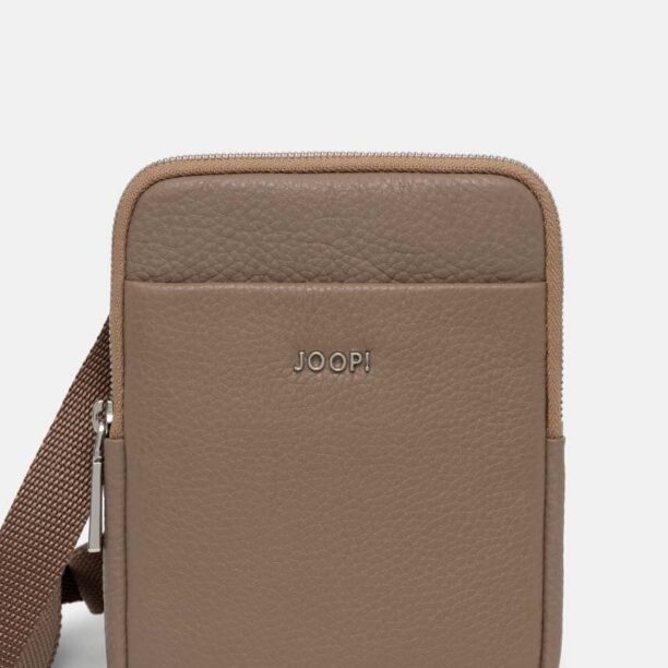 Joop! borseta de piele culoarea bej