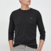 Joop! longsleeve din bumbac culoarea negru