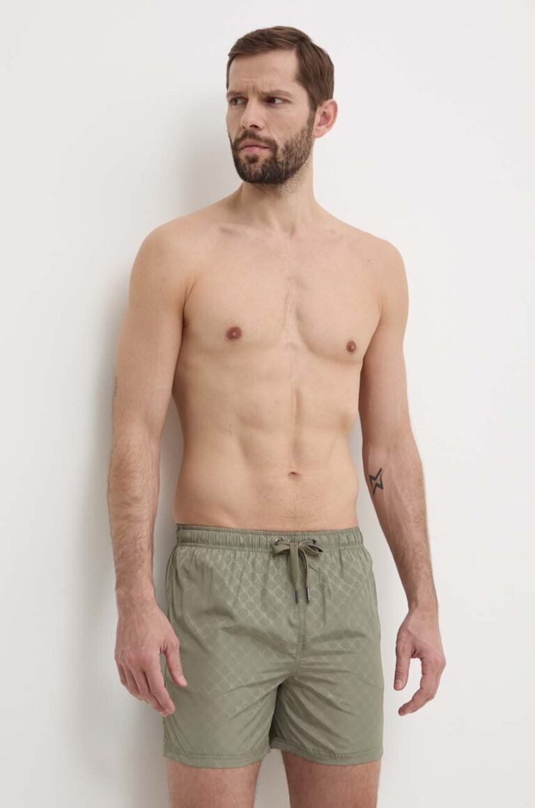 Joop! pantaloni scurti de baie Mykonos culoarea verde