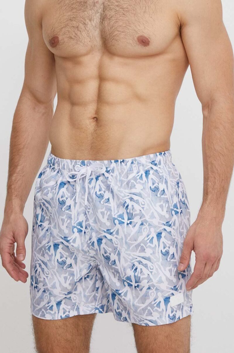 Joop! pantaloni scurti de baie Nissi Beach culoarea alb