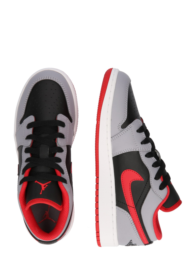 Jordan Sneaker 'Air Jordan 1'  gri / roșu / negru