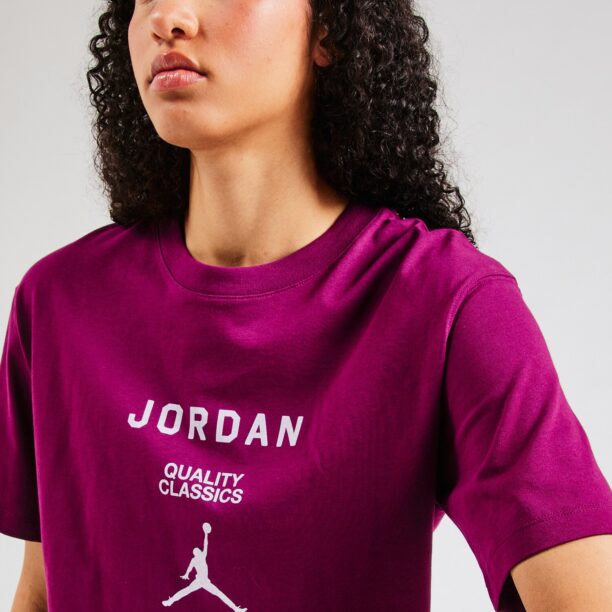 Preţ Jordan Tricou  roșu bordeaux / alb murdar