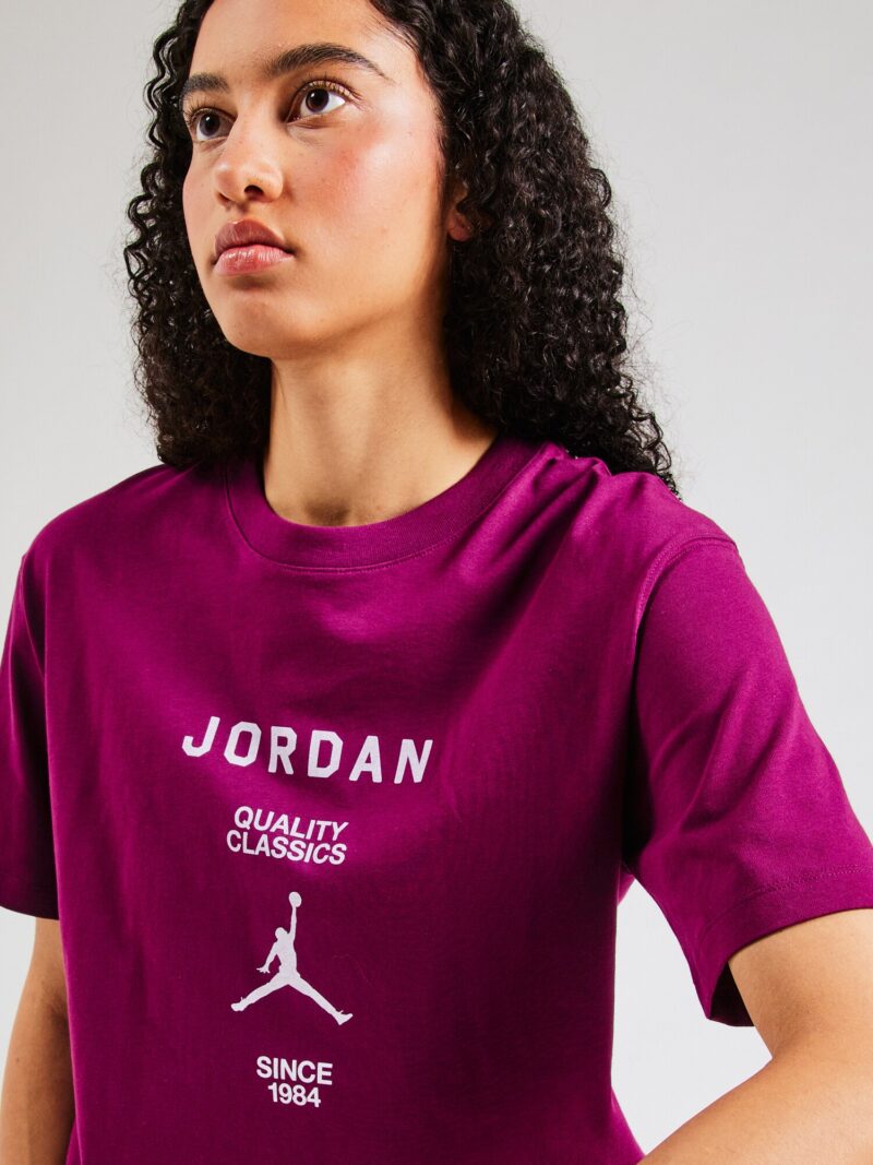 Preţ Jordan Tricou  roșu bordeaux / alb murdar