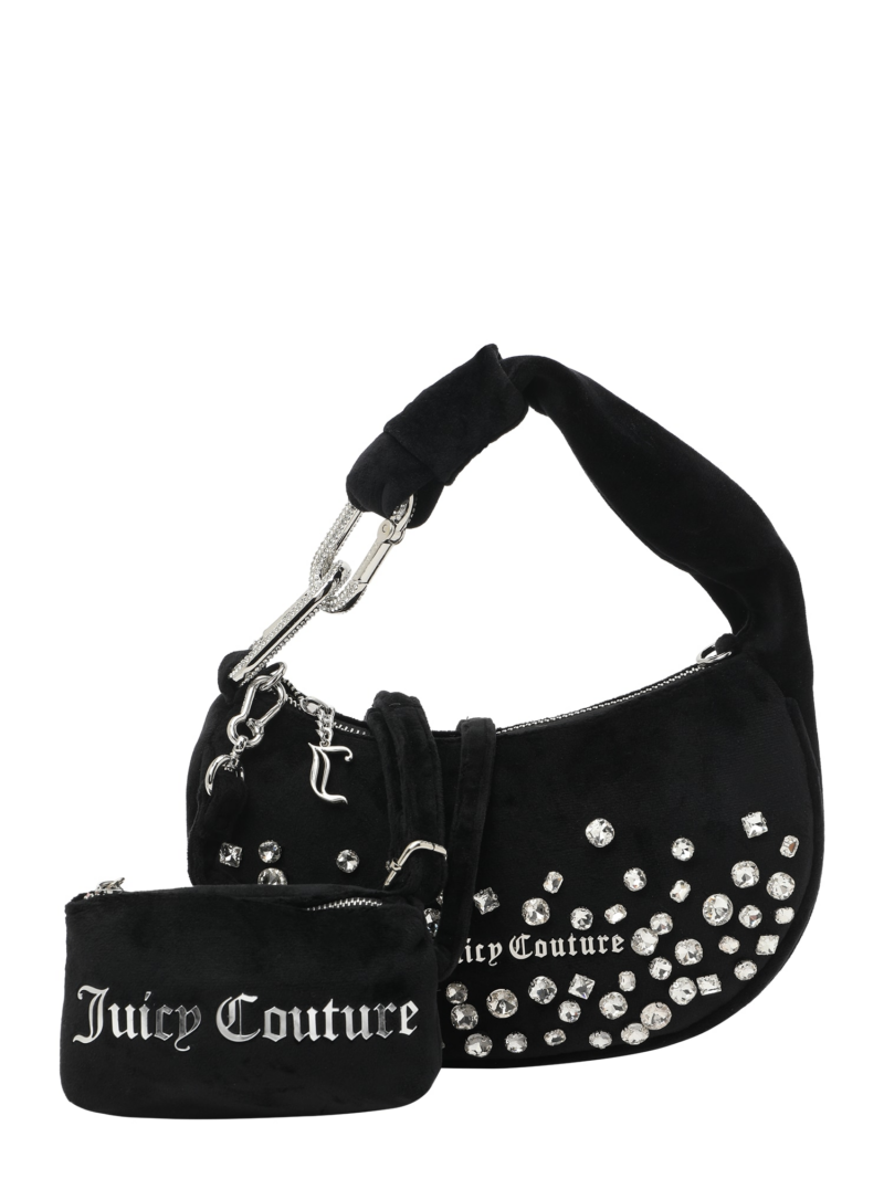 Juicy Couture Geantă de umăr  negru / transparent