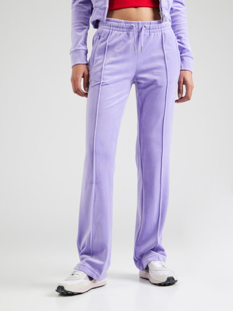 Juicy Couture Pantaloni 'Tine'  mov deschis / argintiu