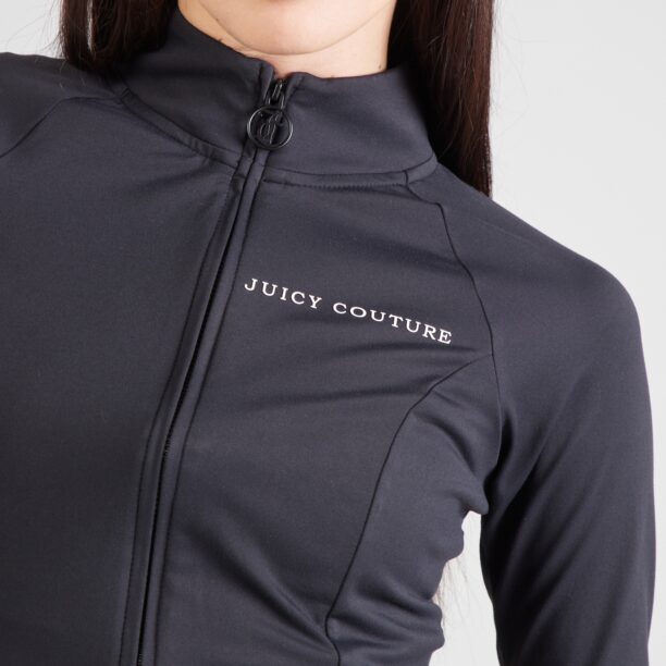 Preţ Juicy Couture Sport Bluză cu fermoar sport  negru / alb