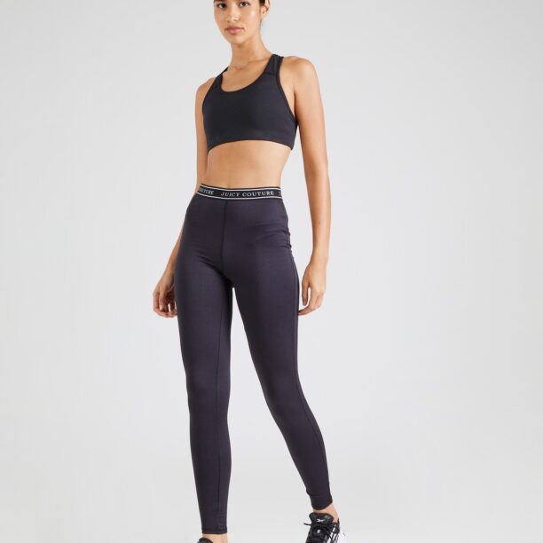 Cumpăra Juicy Couture Sport Pantaloni sport 'JUICY'  negru / alb