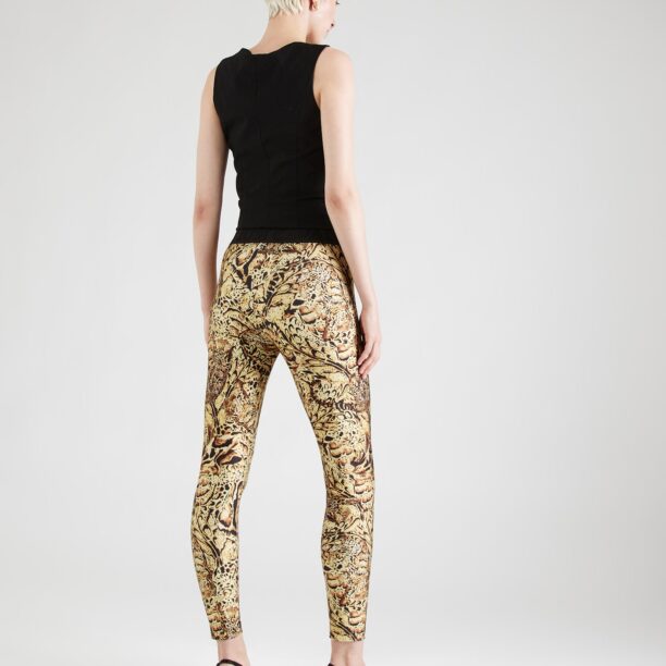 Cumpăra Just Cavalli Leggings  maro coniac / galben deschis / negru / alb