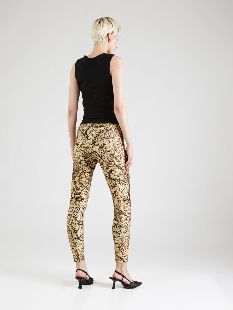 Cumpăra Just Cavalli Leggings  maro coniac / galben deschis / negru / alb