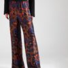 Just Cavalli Pantaloni  bleumarin / galben / portocaliu închis / negru