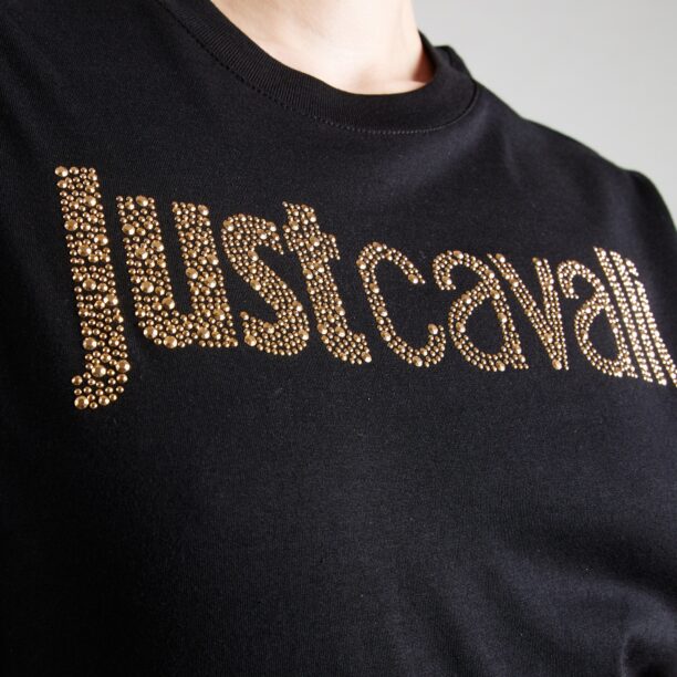 Preţ Just Cavalli Tricou  auriu / negru