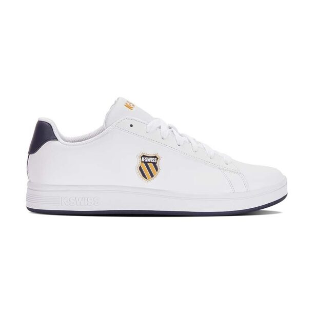 K-Swiss sneakers COURT SHIELD culoarea alb