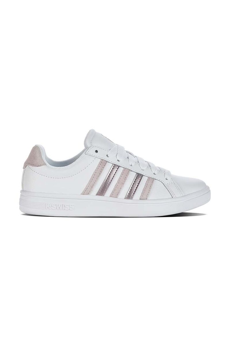 K-Swiss sneakers COURT TIEBREAK culoarea alb