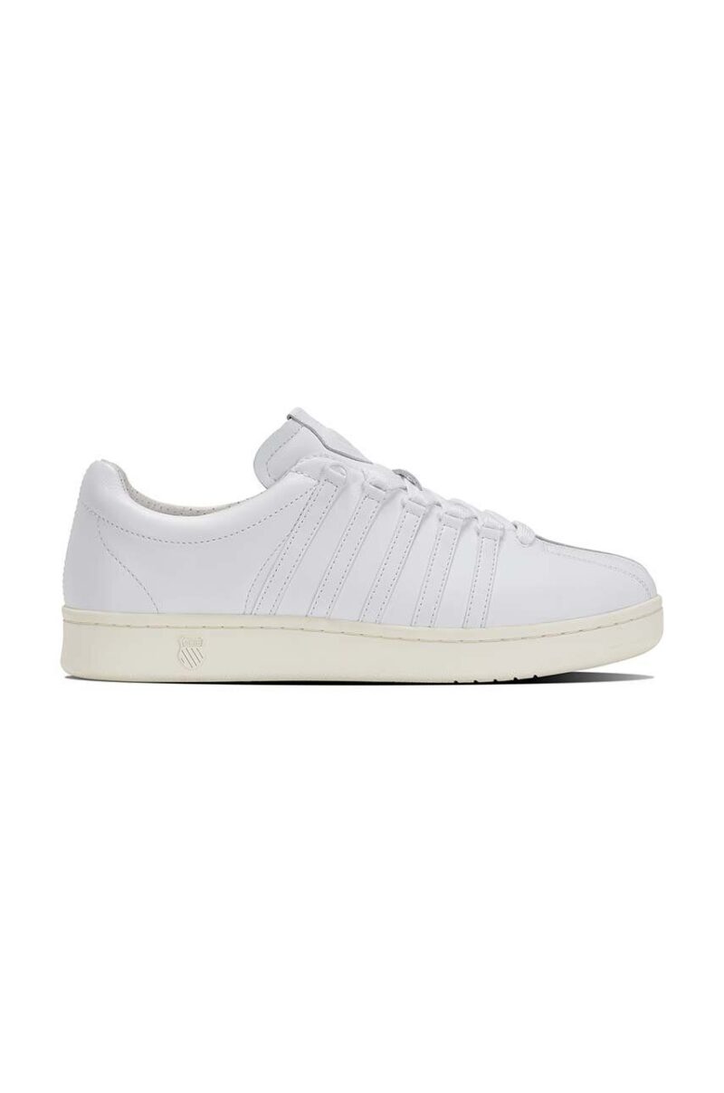 K-Swiss sneakers din piele CLASSIC GT culoarea alb