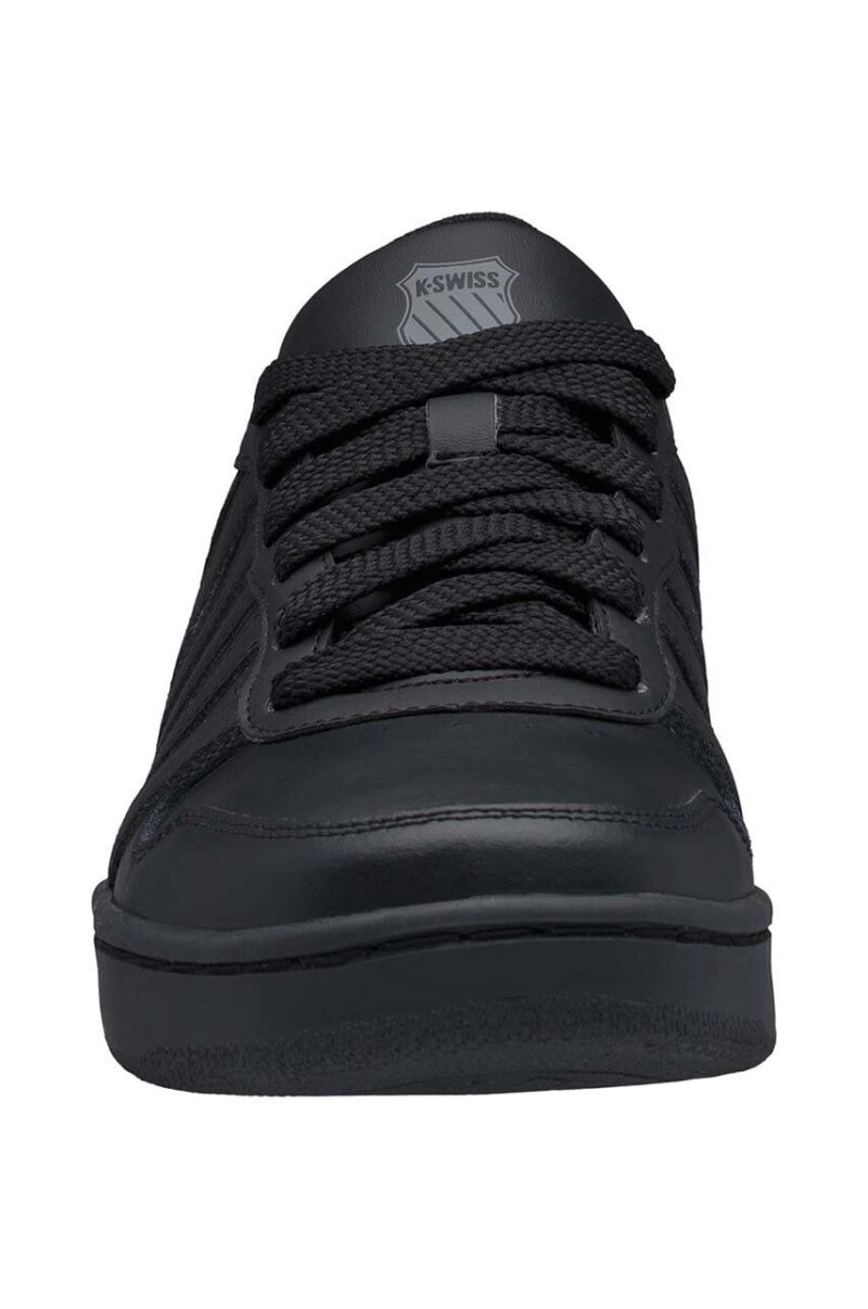 K-Swiss sneakers din piele COURT PALISADES culoarea negru preţ